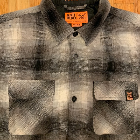 Fourstar X Anti Hero Tony Trujillo Flannel Size M - Picture 3 of 4